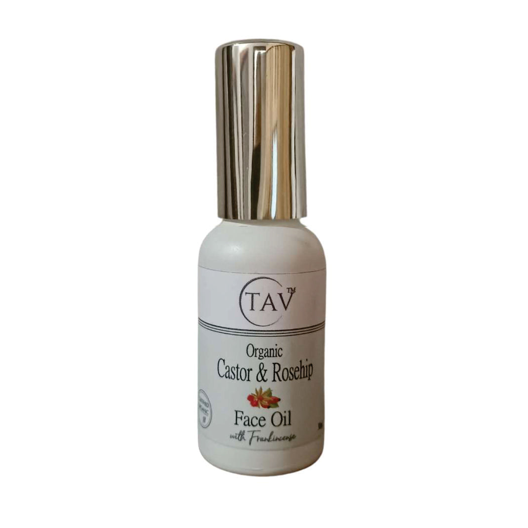 Organic Rosehip & Castor Face oil with Frankincense - 30ml